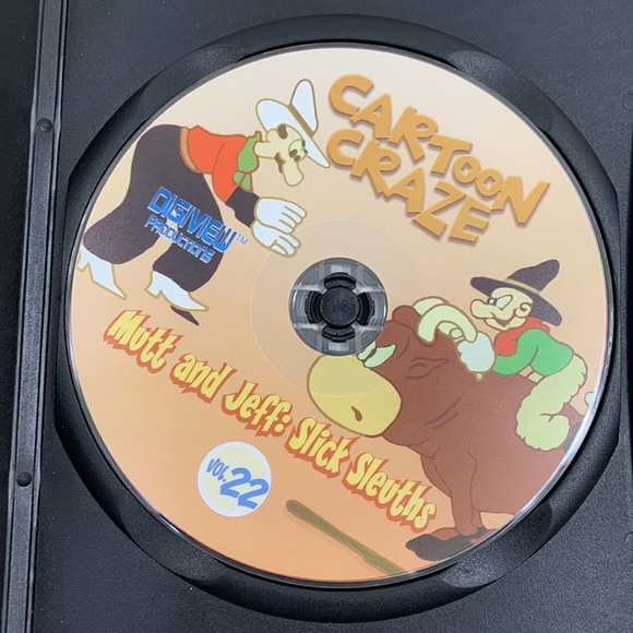 Cartoon Craze Presents Mutt and Jeff: Slick Sleuths Vol 22 (DVD, 2004) Slimcase - Picture 6 of 7